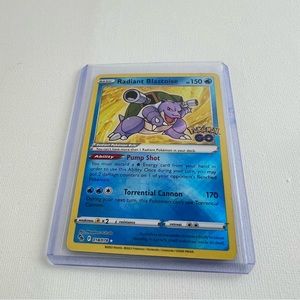 Radiant Blastoise 018/078 Pokemon Holo Radiant Rare TCG Card